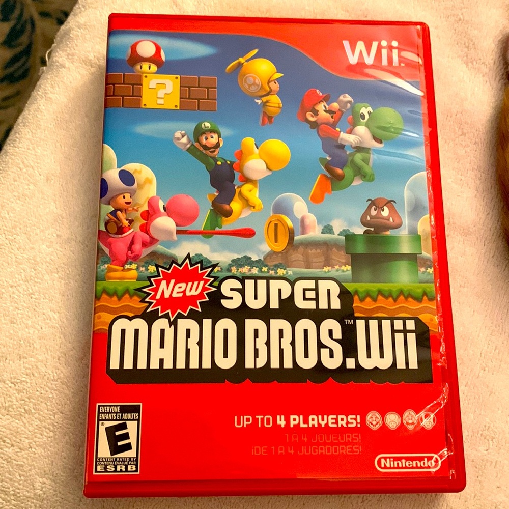 Wii super Mario bros.wii game